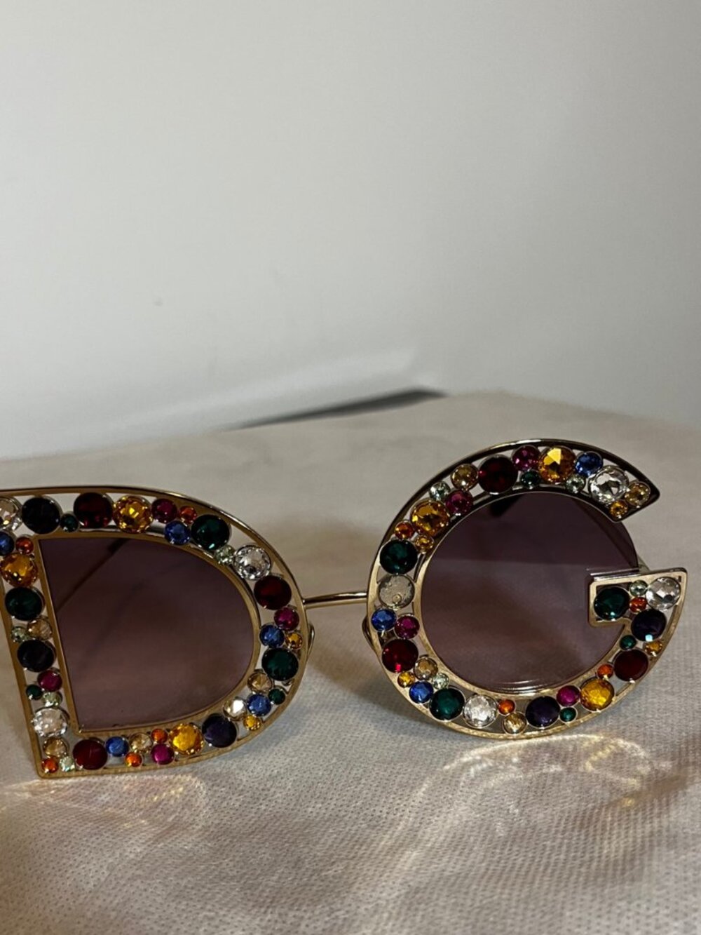Dolce & Gabbana DG2230-B Multicolor Crystal Sunglasses